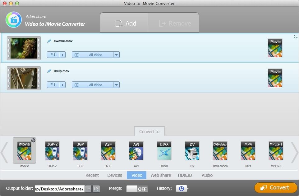 convert youtube flv videos to imovie