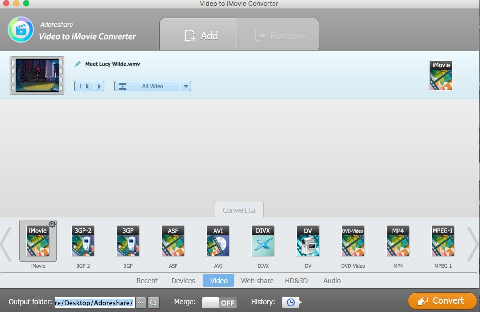  convert wmv to imovie