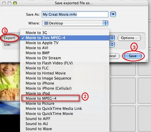 converting imovie to mp4