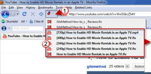 save youtube video with firefox extension