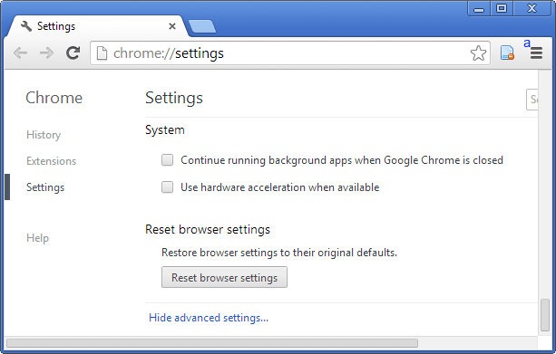 google chrome