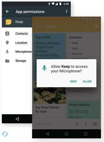 give permission to app on android 6.0