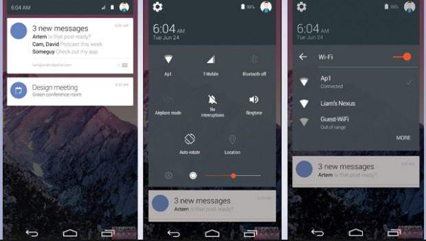 lollipop notifications