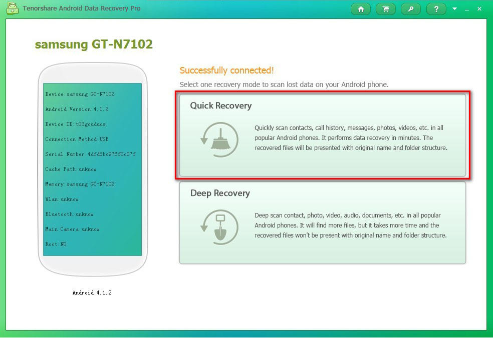 recover galaxy note edge data without backup