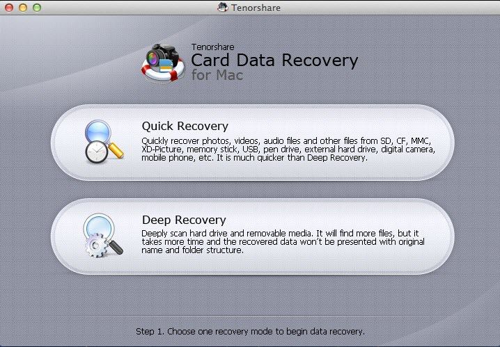 recover photos from memory card on mac