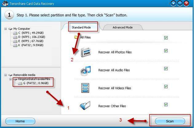 camera card data recovery