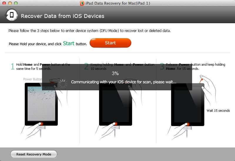 iPad Data Recovery for Mac