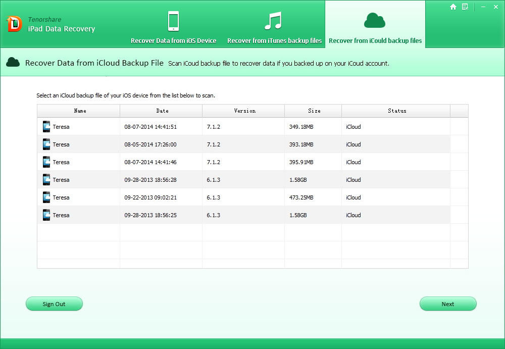 ipad 1 data recovery