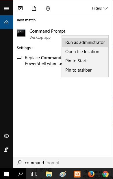 run command as administrator