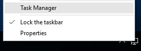 open task manager