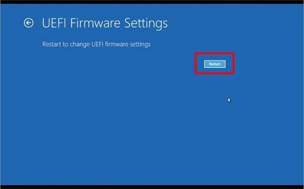 disable uefi boot windows 8