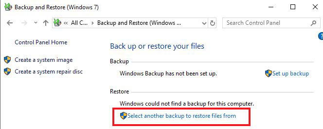 backup and restore