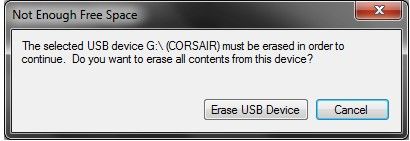 erase usb device