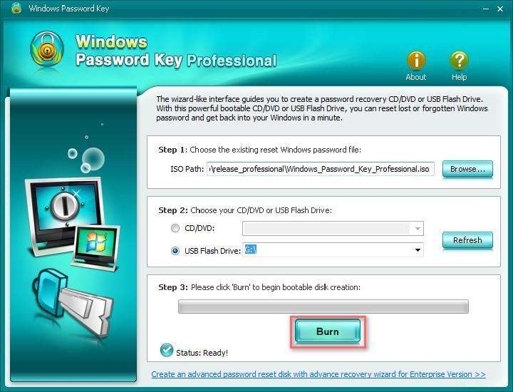 windows password key