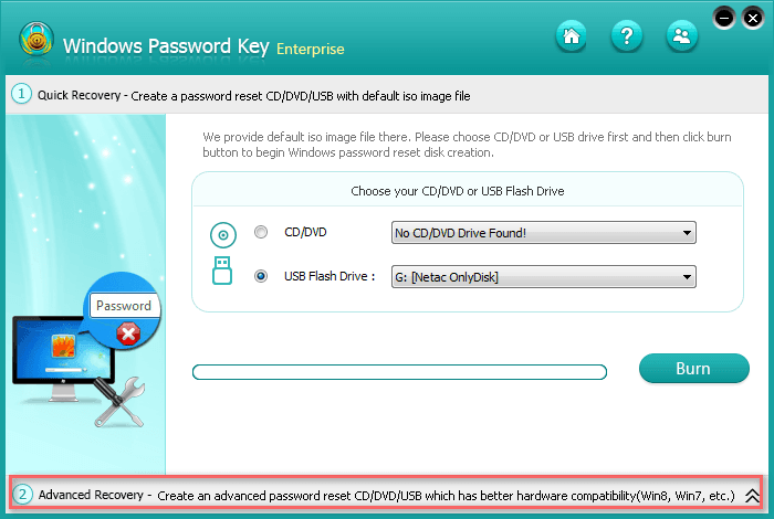 burn a bootable drive