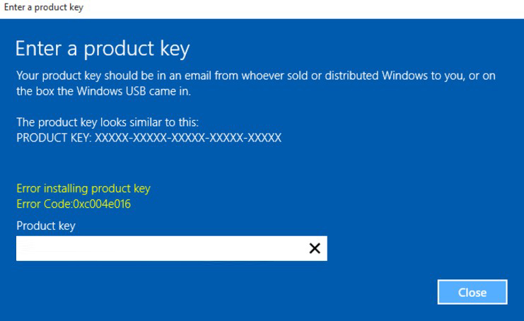 how to fix windows 10 activation error