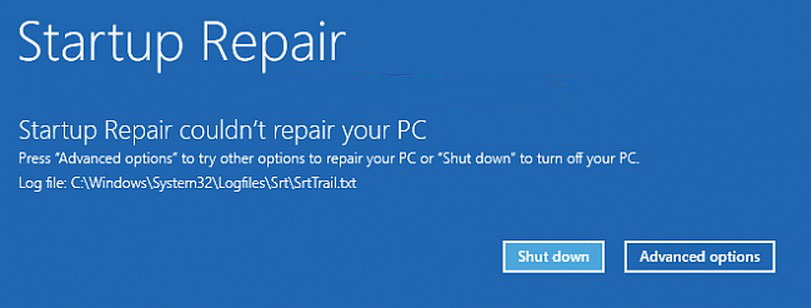 run a startup repair on windows 10 computer