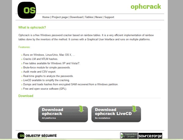 Ophcrack