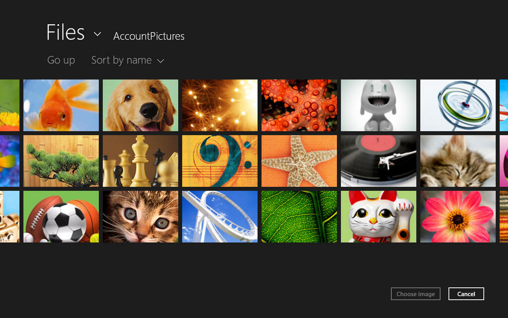 choose image windows 8.1