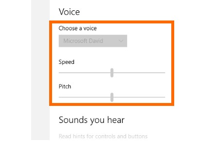 change voice on narrator