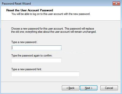 windows 7 password reset disk