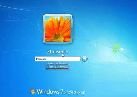 windows 7 password reset disk