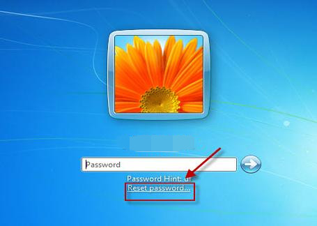 window 7 password reset