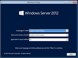 set up windows server 2012