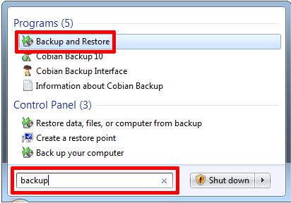 backup windows 7