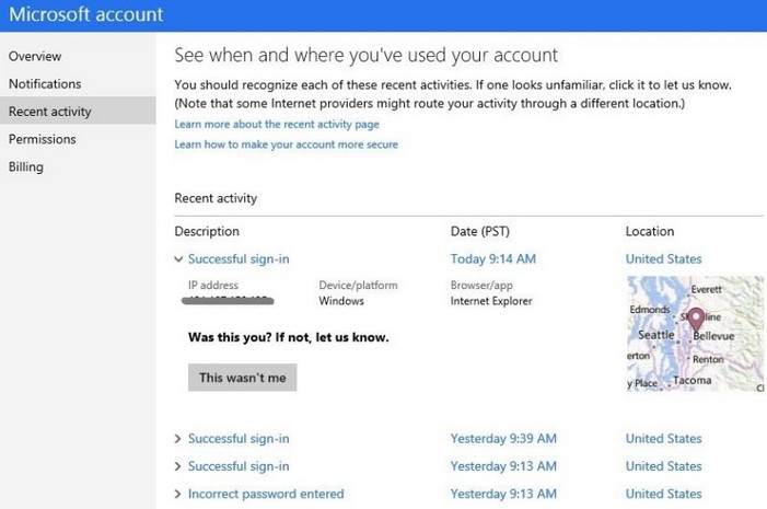 protect microsoft account secure