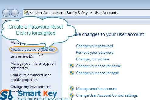 win7 password reset disk