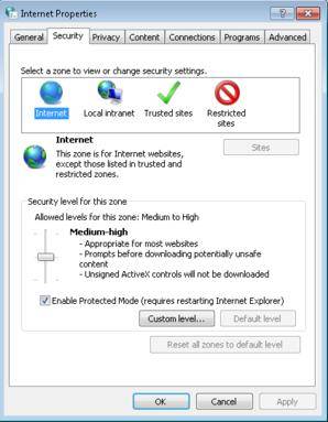 how to make internet explorer more secure