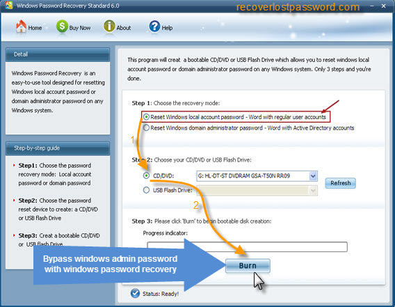 Windows Password Recovery