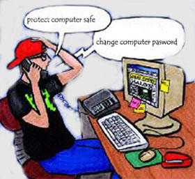 change computer password