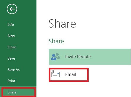 how to share workbook to cloud in excel