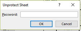 sheet password