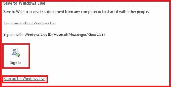 how to share workbook to cloud in excel 2010