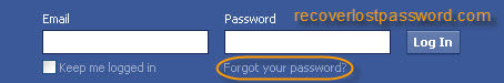 Forgot Facebook Password