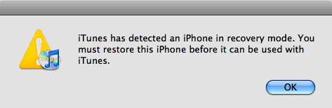 restore iphone in recovery mode