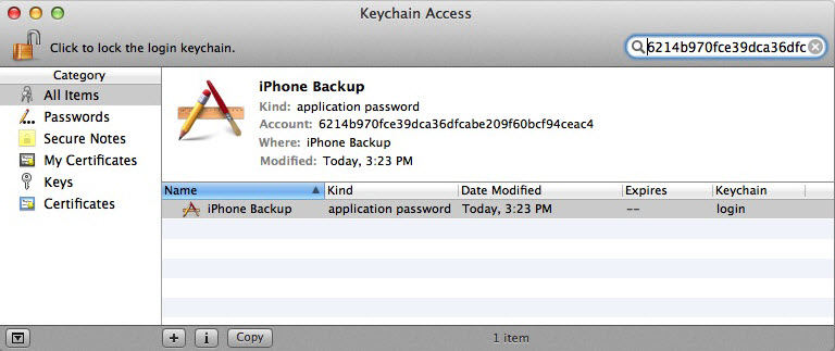 forgot itunes encrypted backup password