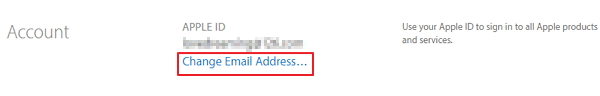 change apple id email