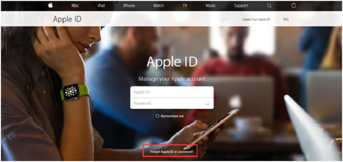 forgot Apple ID password