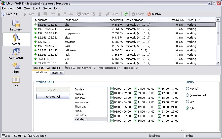 recover keynote password using distributed password recovery