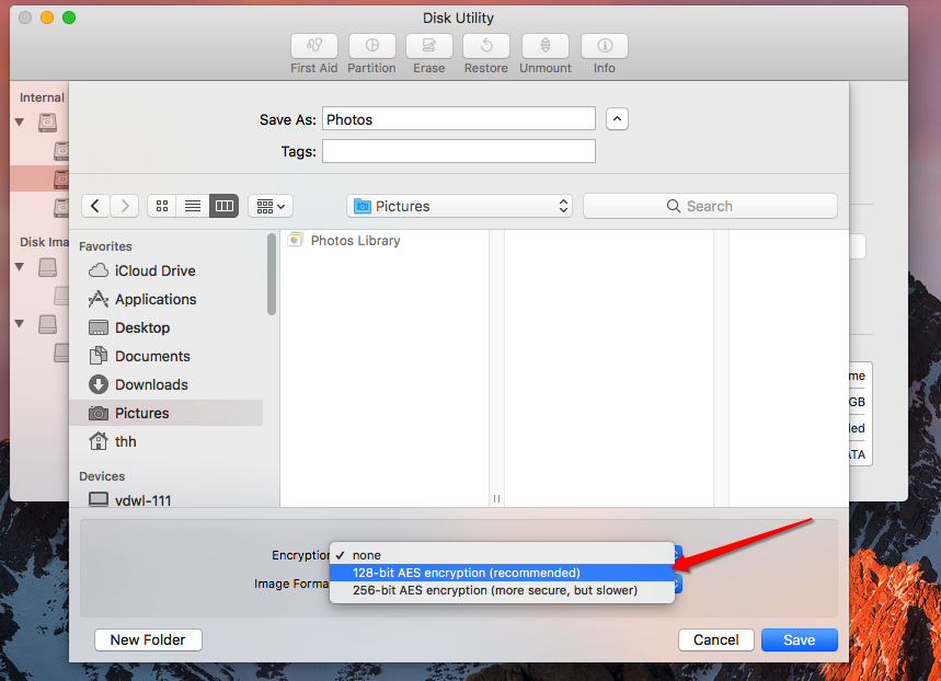 encrypt Disk Utility