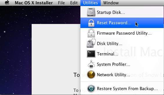 mac login password reset