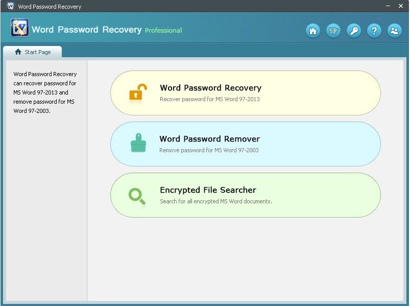 word password recovery