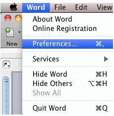 word preferences