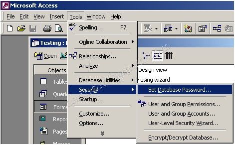 encrypt office 2003 files