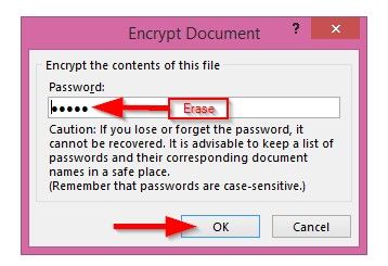 remove excel 2016 password