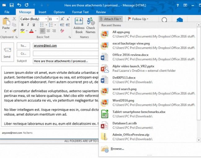 office 2016 new features